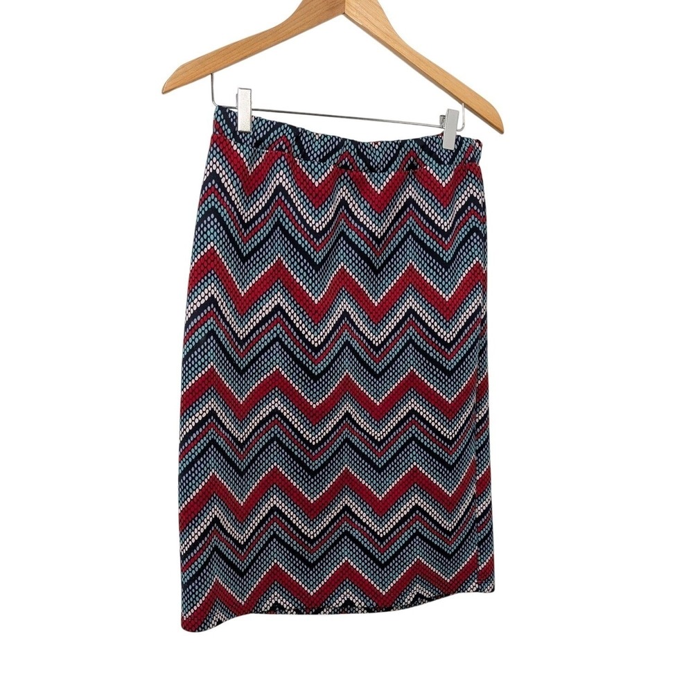 Cato Women's CHEVRON PATTERN SKIRT - SIZE M - Picture 2 of 6